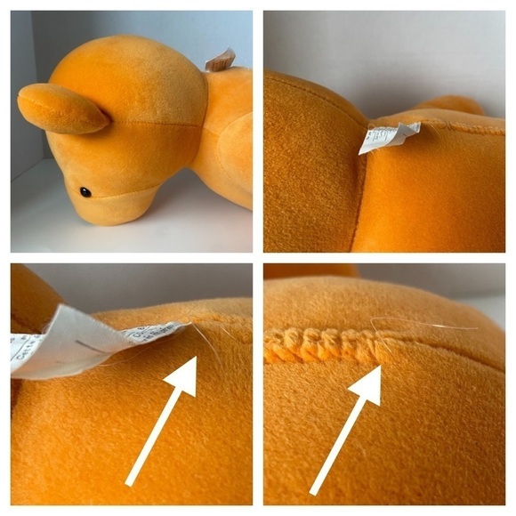 North American Bear Co Orange Bear Barbara Insenberg Designs 21” Vintage 1979 - Picture 11 of 12